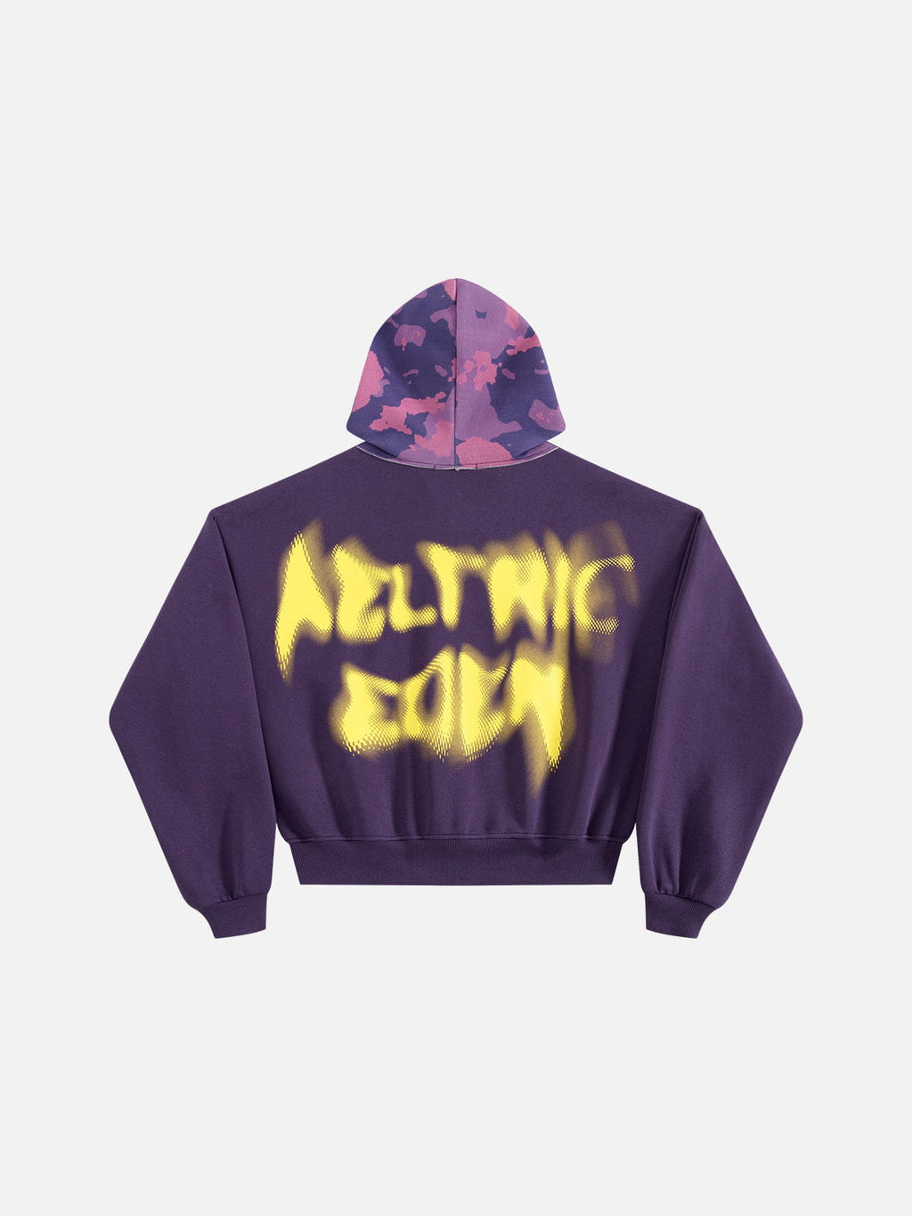 Aelfric Eden Boxy CAMO Hood Zip Up Hoodie