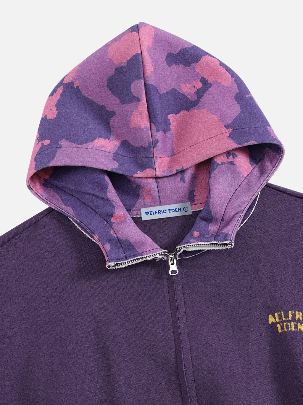 Aelfric Eden Boxy CAMO Hood Zip Up Hoodie