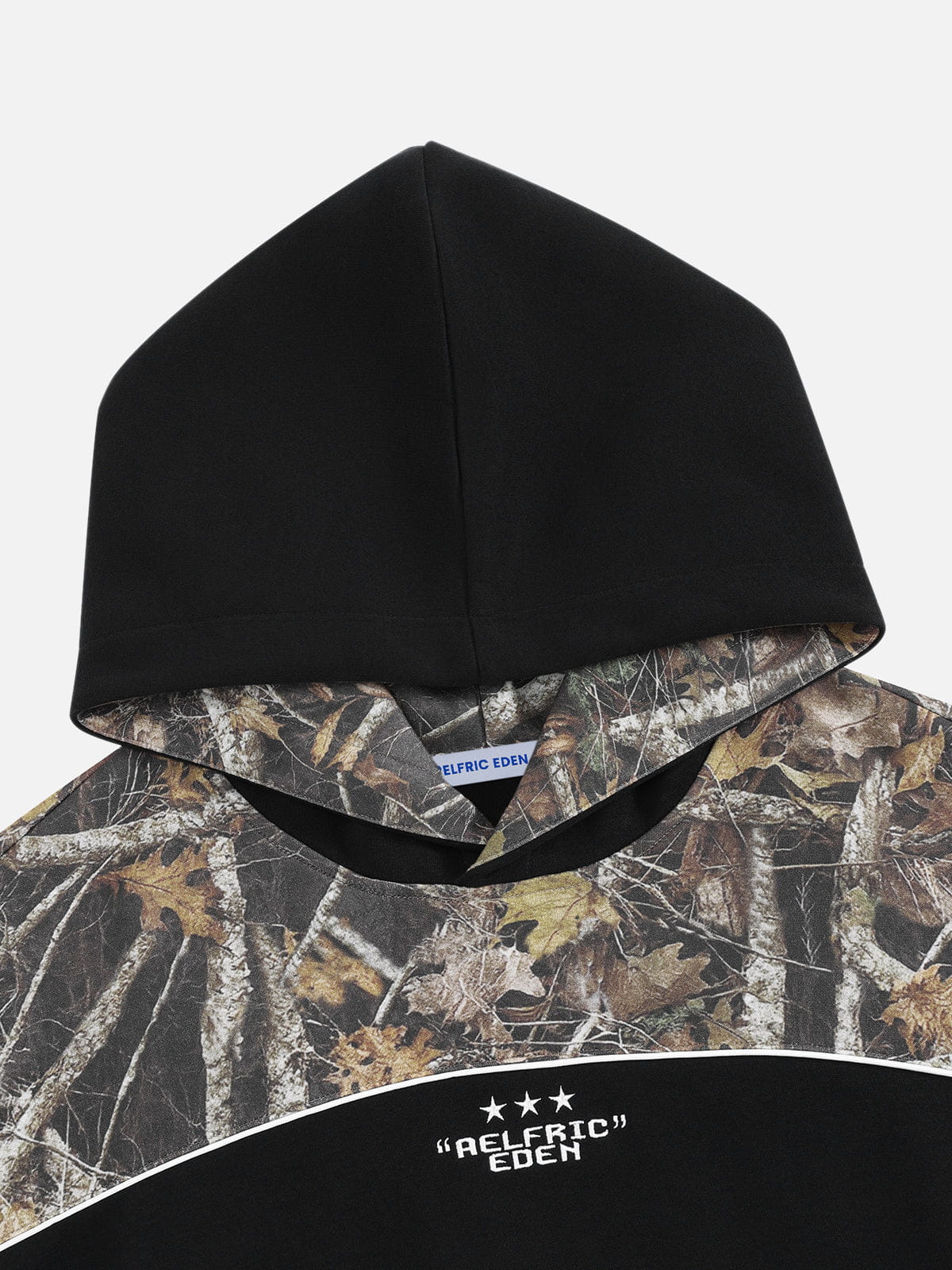 Aelfric Eden Boxy CAMO Panel Pullover Hoodie