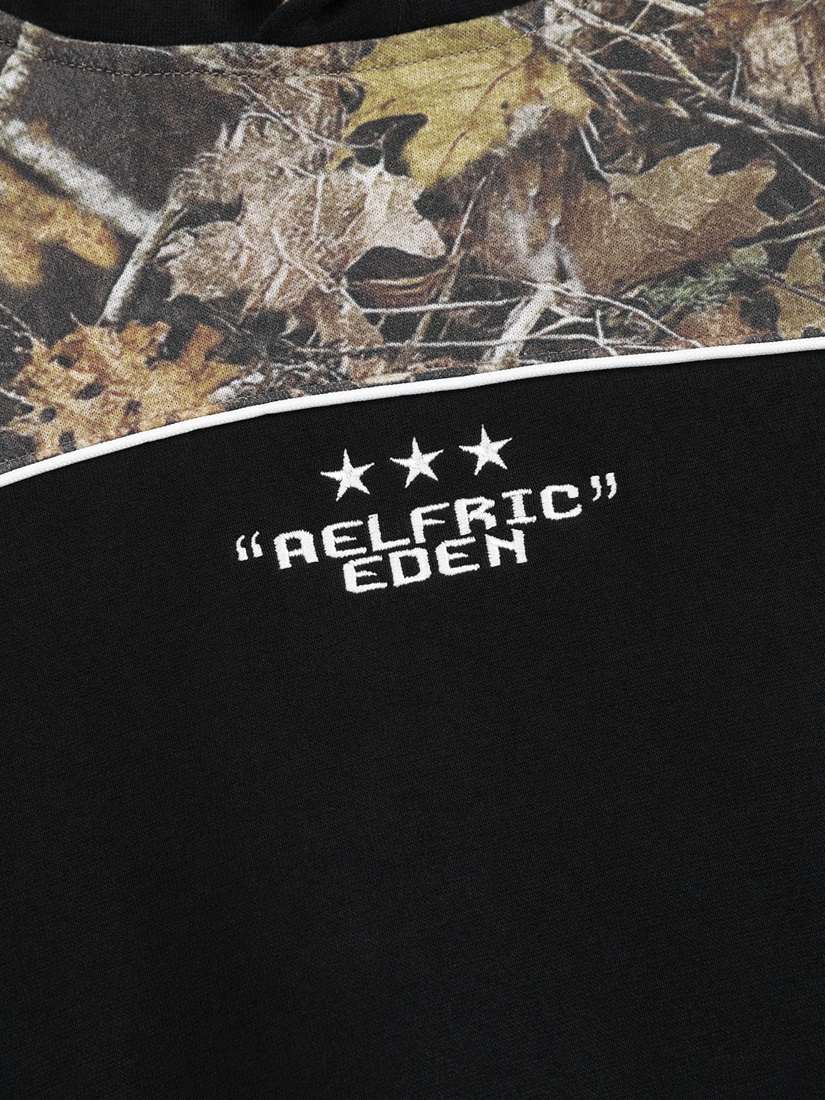 Aelfric Eden Boxy CAMO Panel Pullover Hoodie