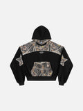 Aelfric Eden Boxy CAMO Panel Pullover Hoodie