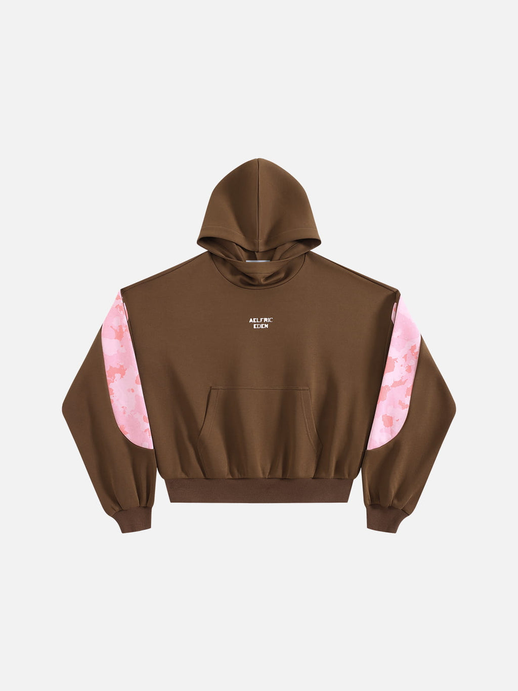 Aelfric Eden Boxy CAMO Panel Pullover Hoodie