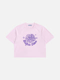 Aelfric Eden Cropped Floral Motif Tee