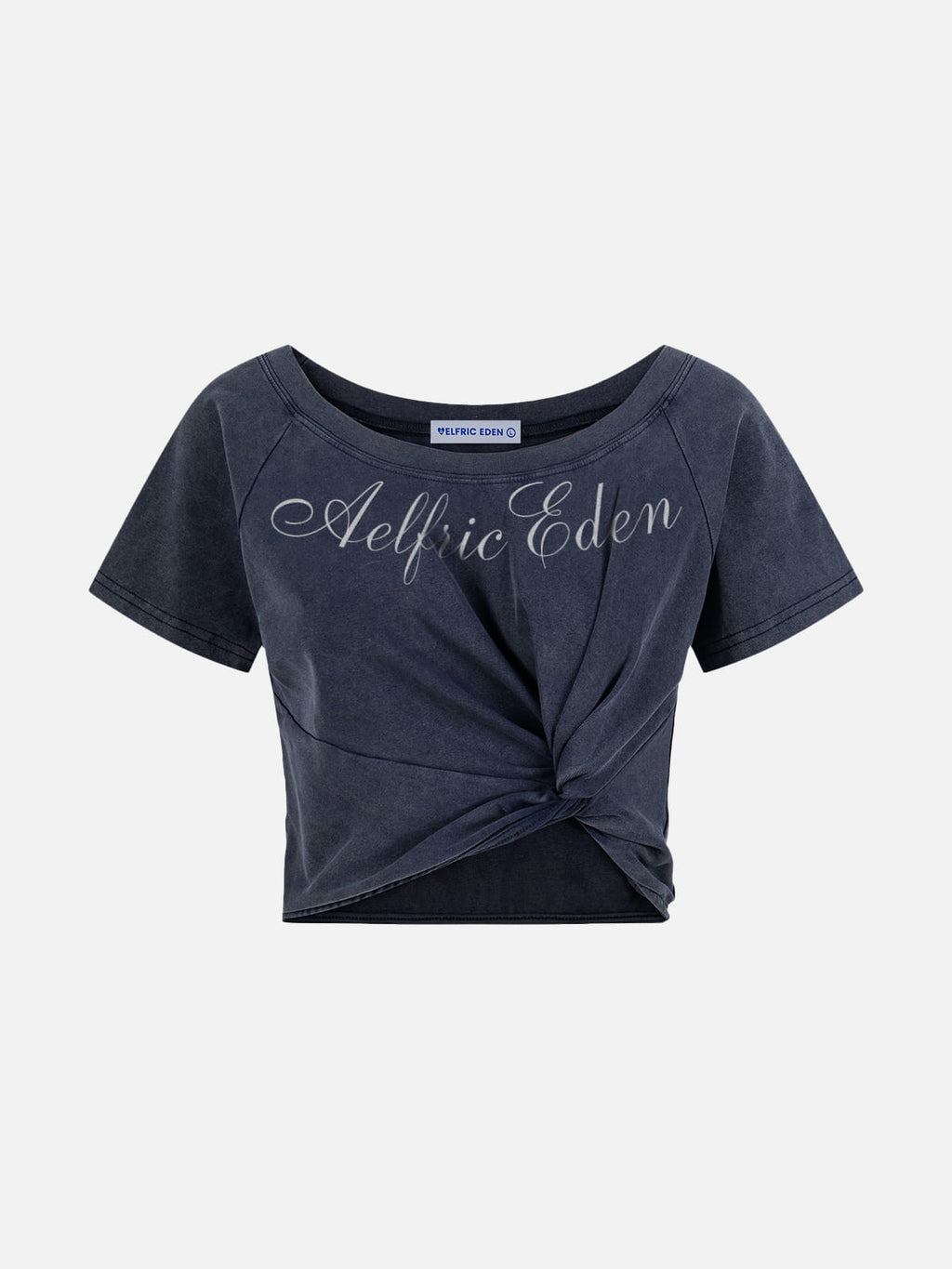 Aelfric Eden Pleated Script Baby Tee