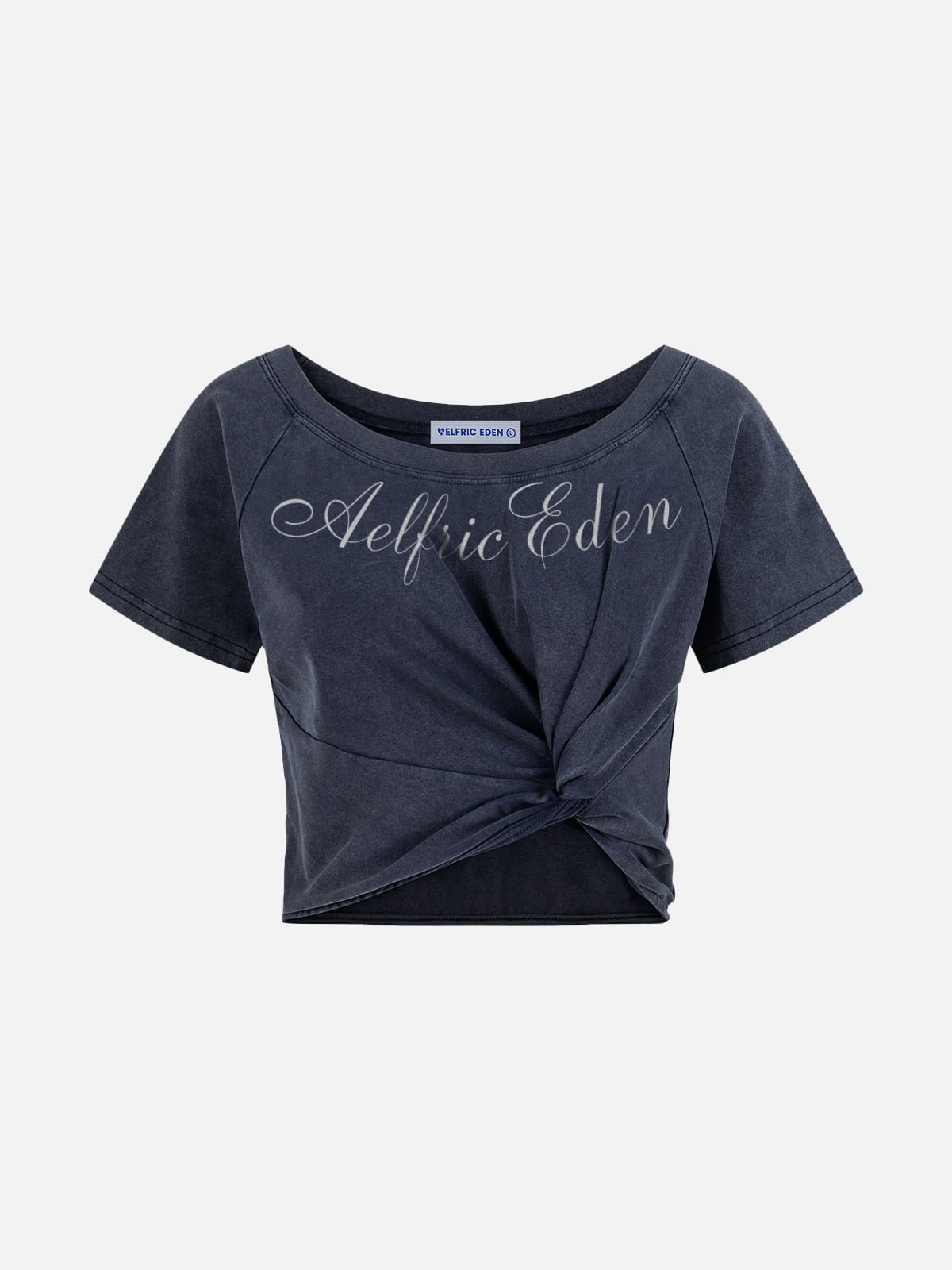 Aelfric Eden Pleated Script Baby Tee