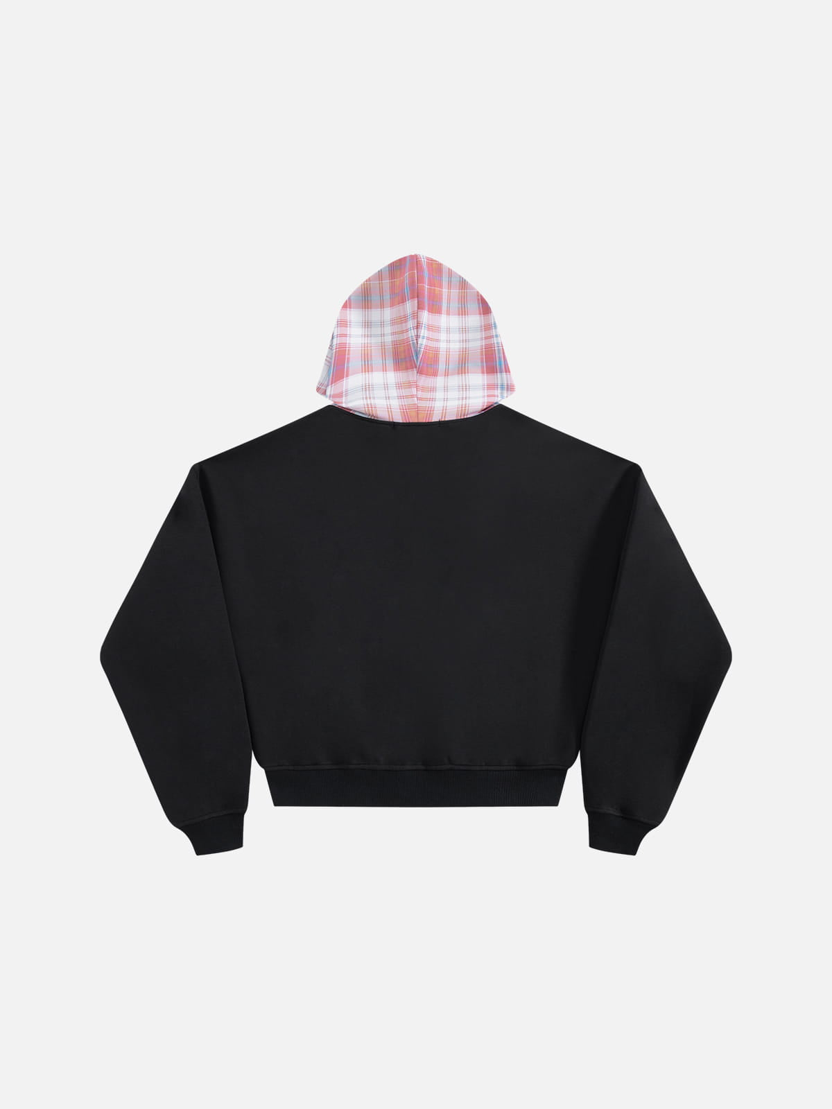 Aelfric Eden Boxy Plaid Hood Zip Up Hoodie