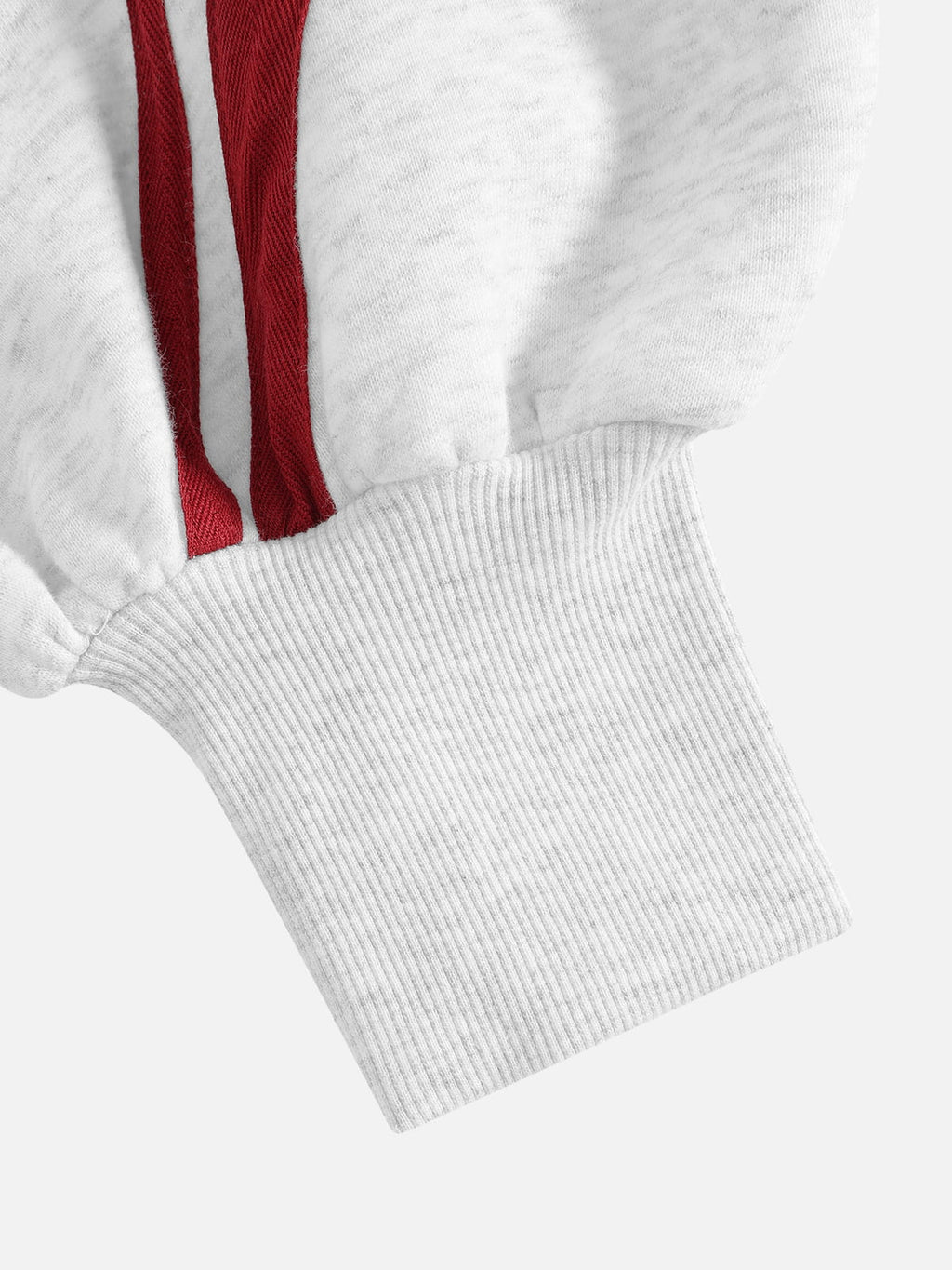 Aelfric Eden Cropped Contrast Stripe Zip Up Hoodie