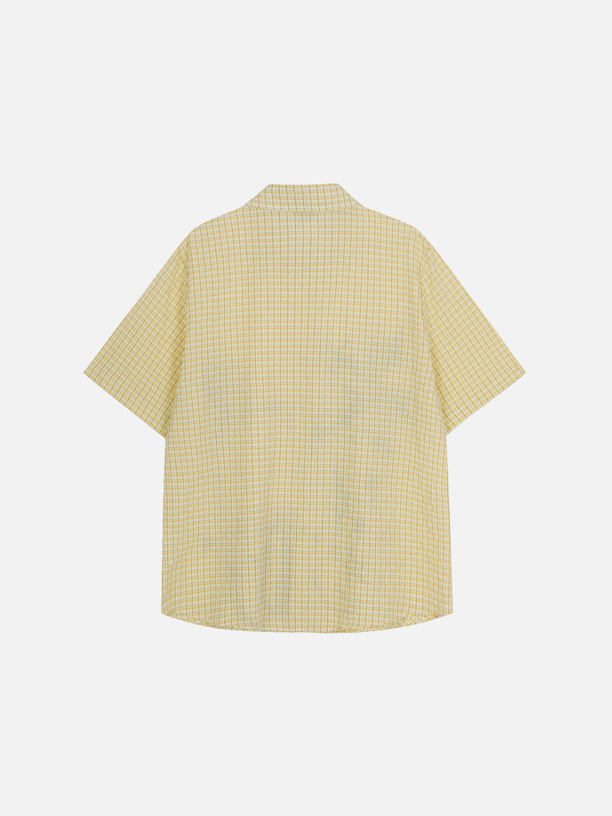 Aelfric Eden Cat Sketch Plaid Short Sleeve Shirt
