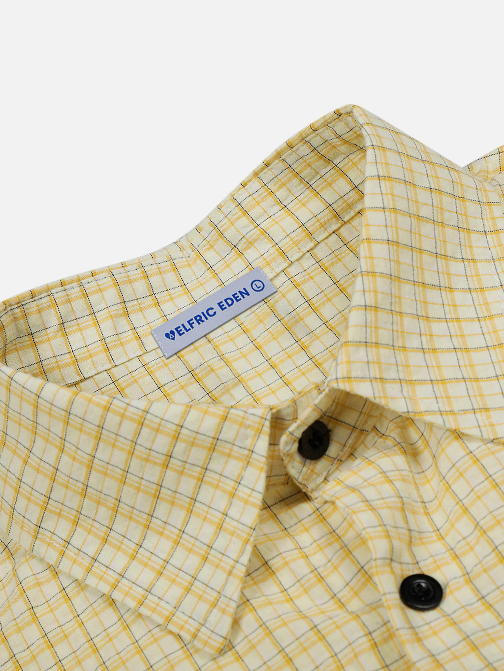 Aelfric Eden Cat Sketch Plaid Short Sleeve Shirt