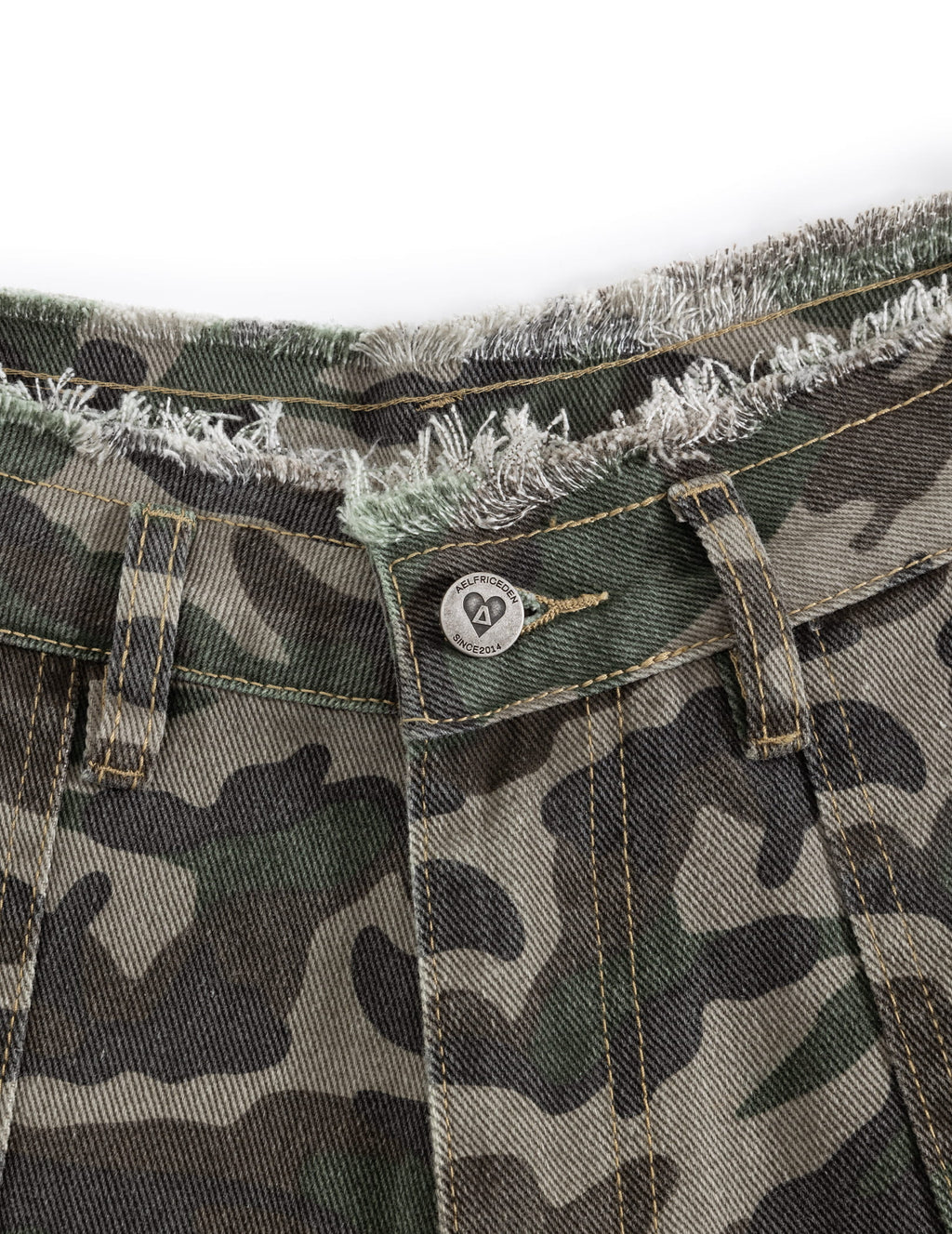 Aelfric Eden CAMO Cargo Longline Shorts