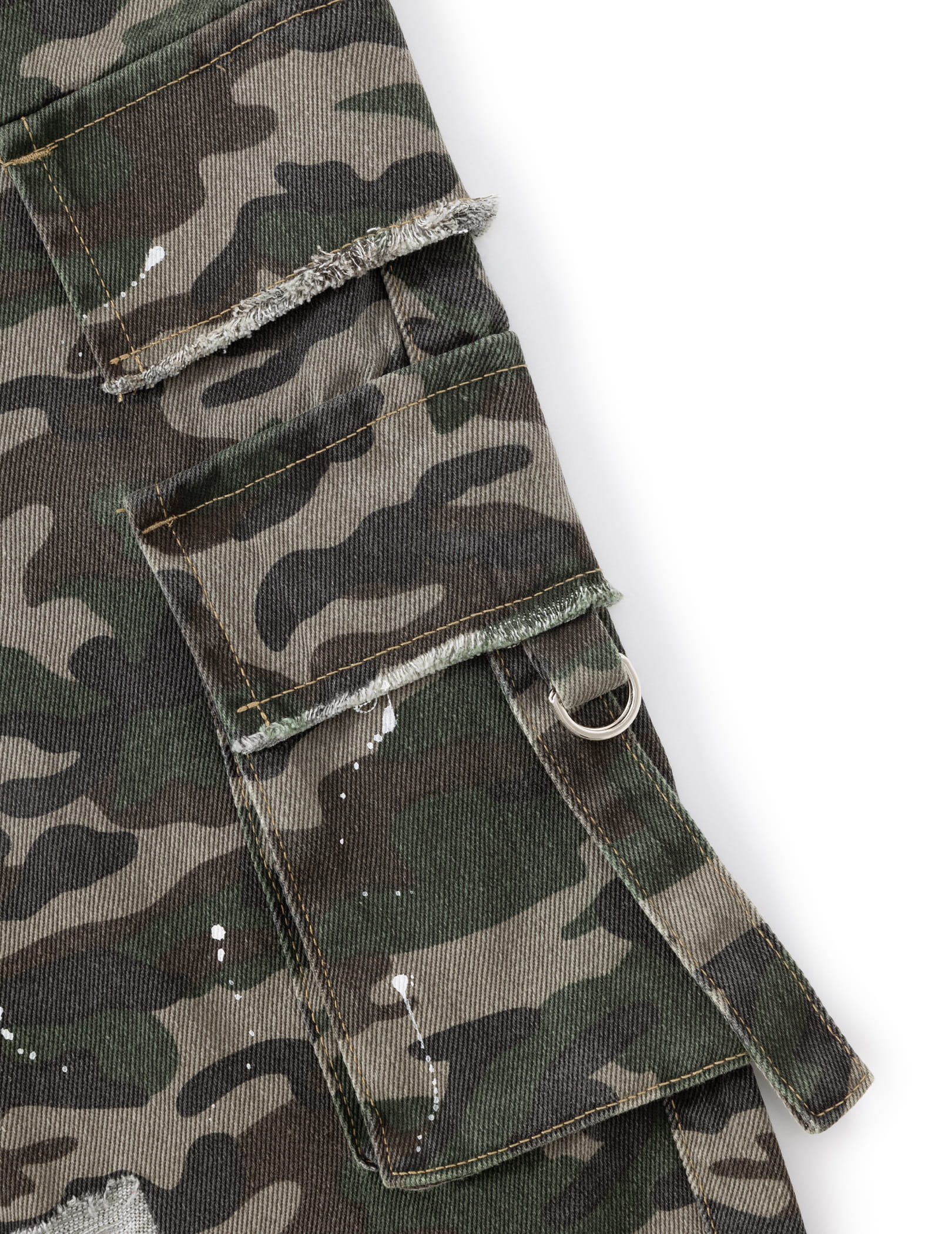 Aelfric Eden CAMO Cargo Longline Shorts
