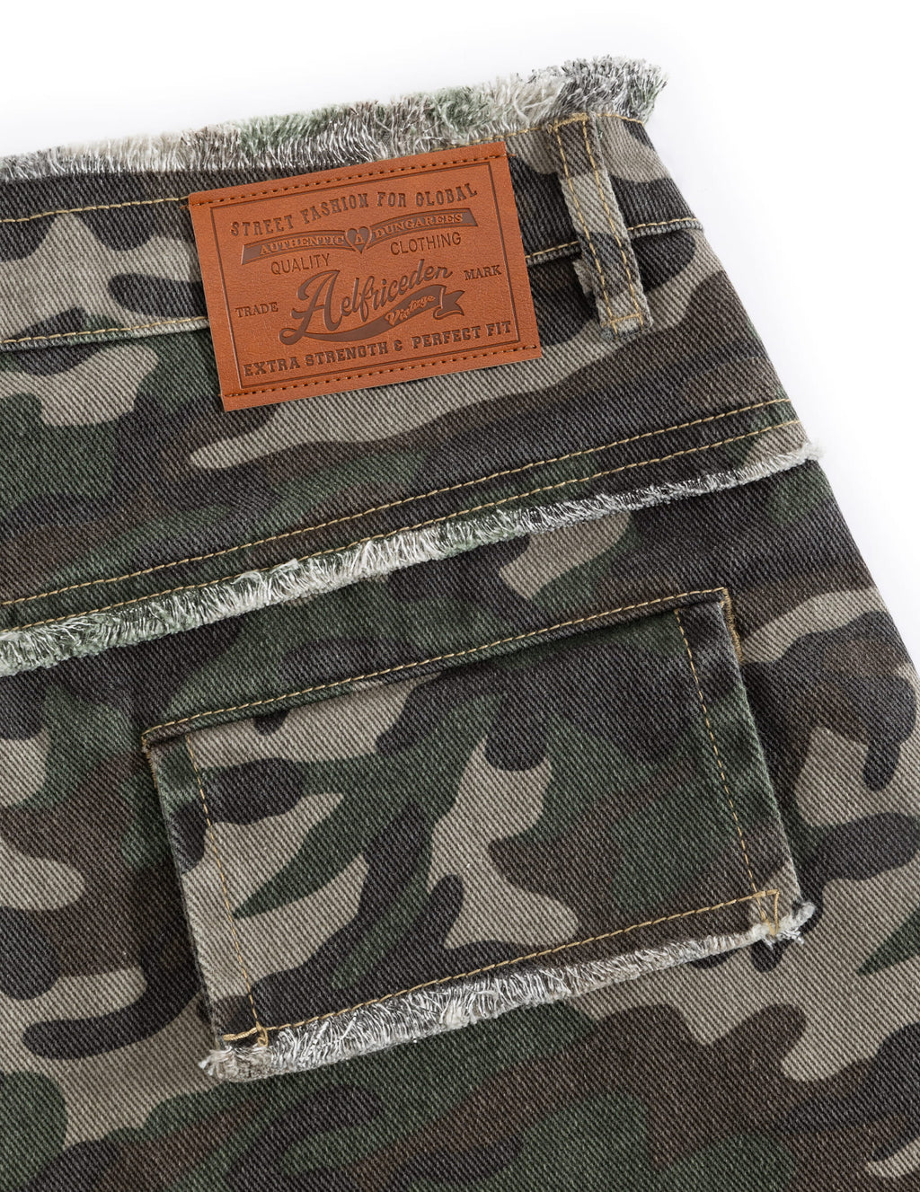 Aelfric Eden CAMO Cargo Longline Shorts