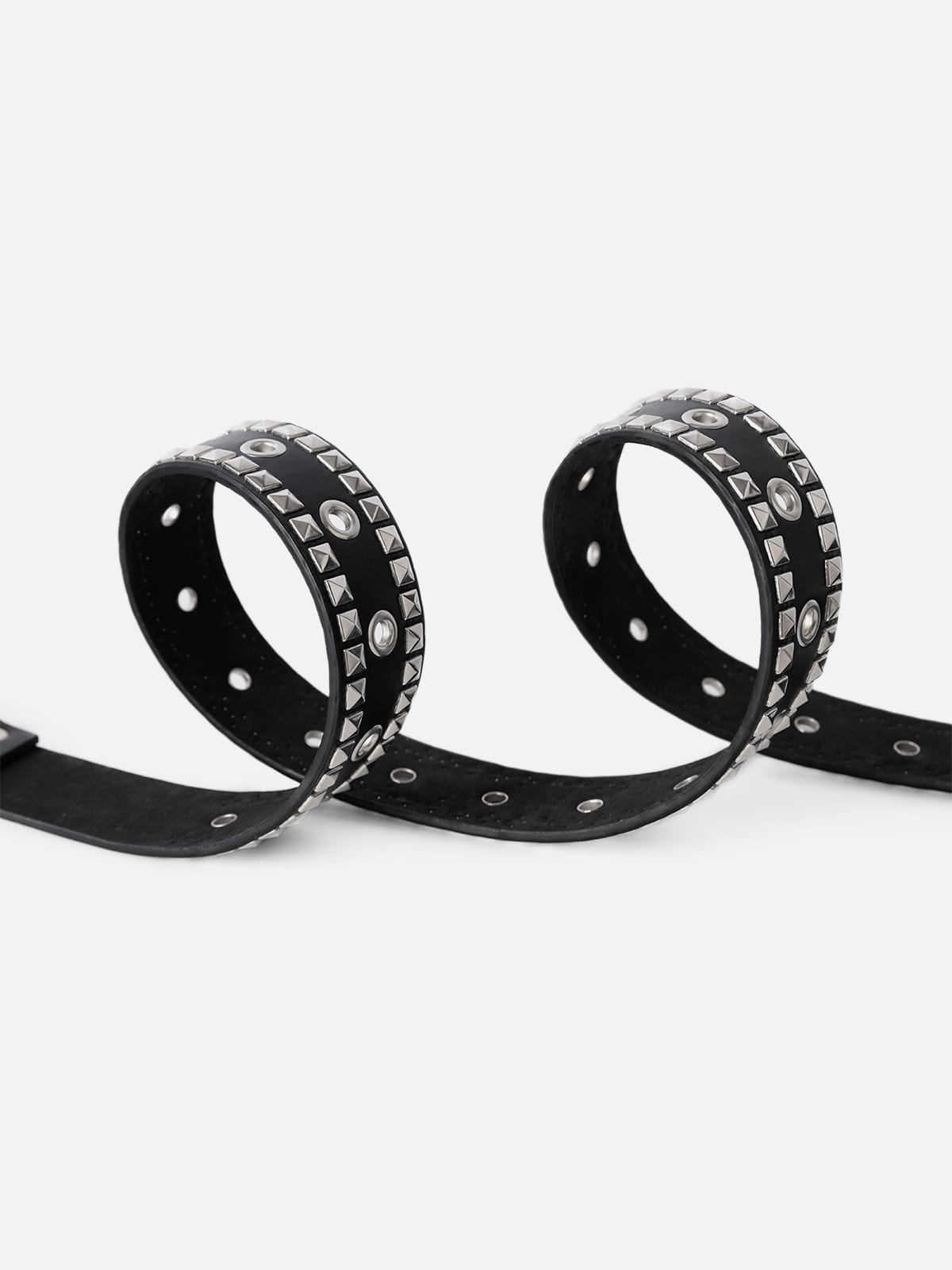 Studded Double Row Grommet Belt