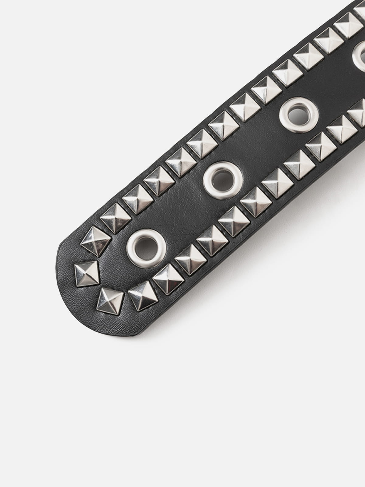 Studded Double Row Grommet Belt