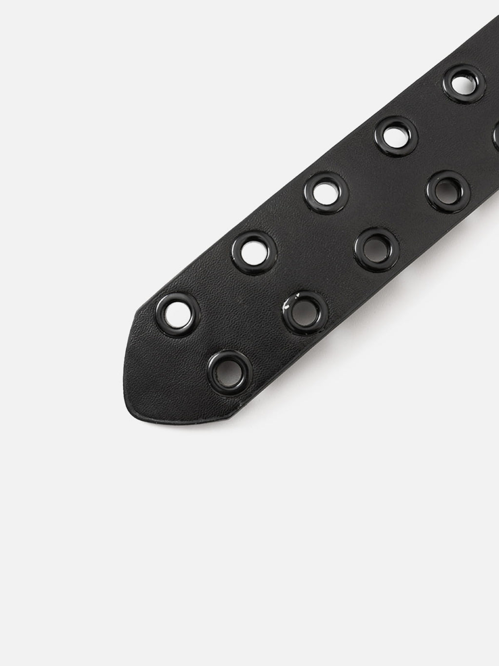 Allover Grommet Double Prong Belt