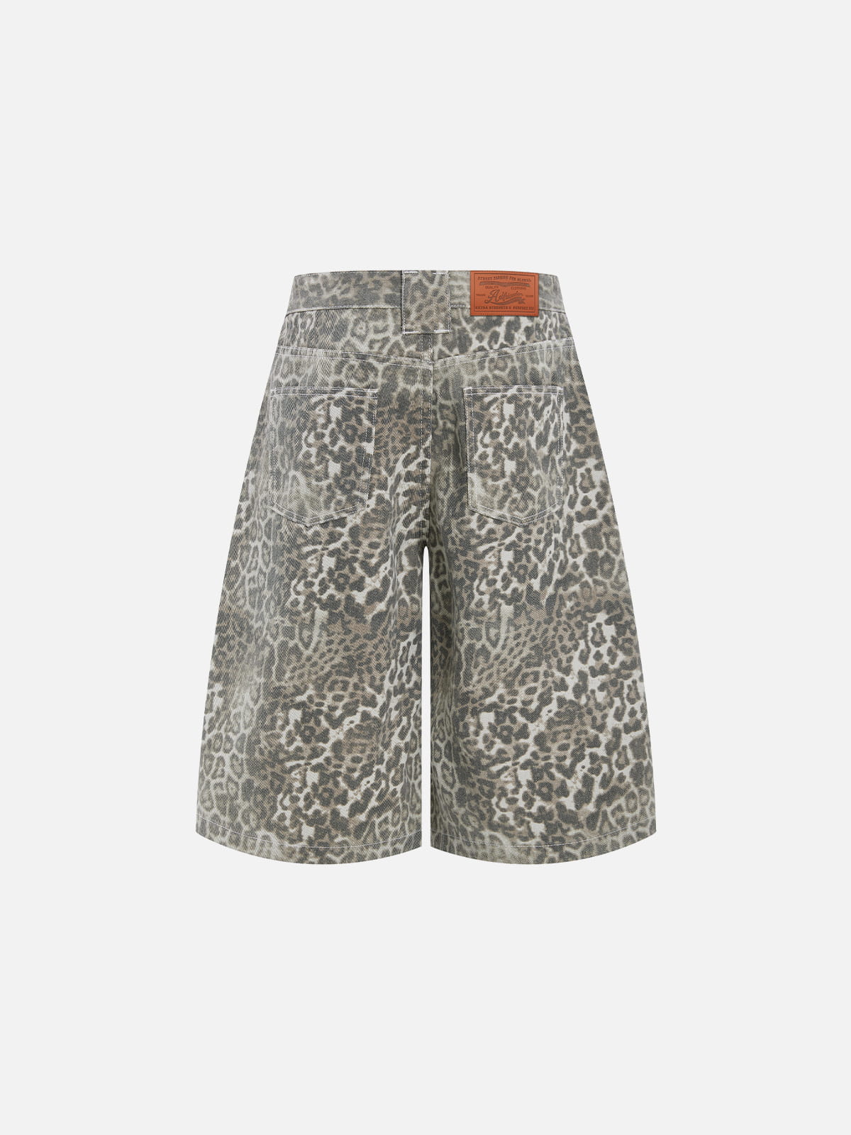Aelfric Eden Leopard Print Longline Jorts