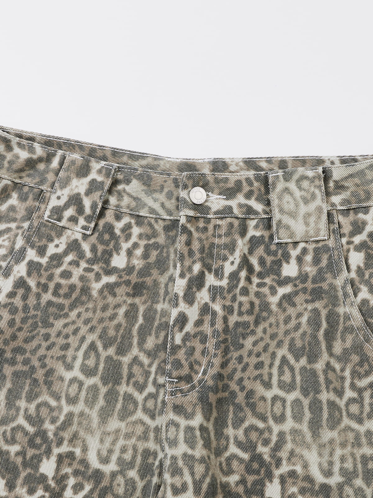 Aelfric Eden Leopard Print Longline Jorts