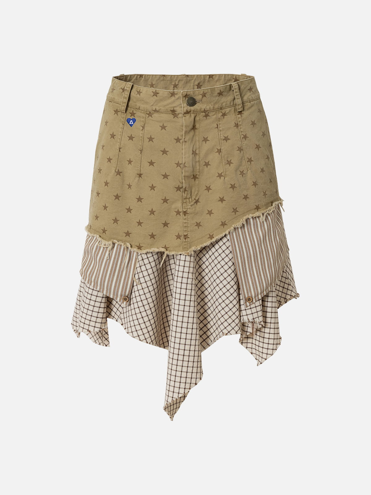 Aelfric Eden Star Patchwork Asymmetric Skirt