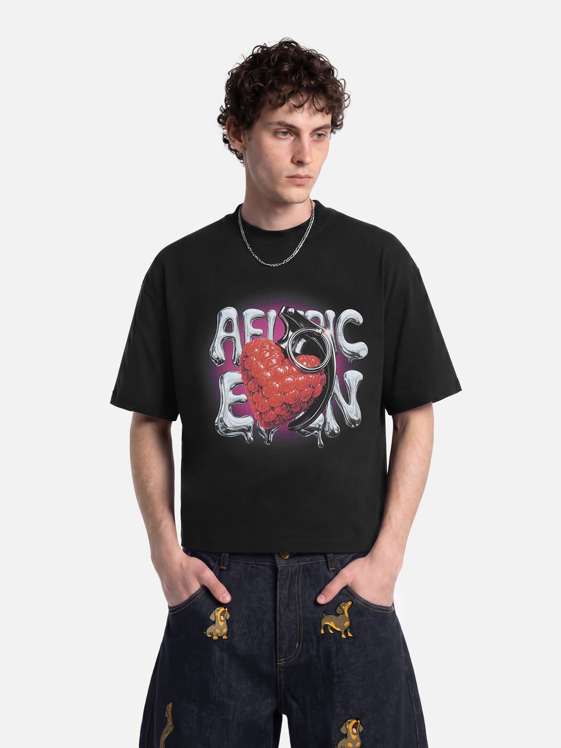 Aelfric Eden Boxy Heart Grenade Tee