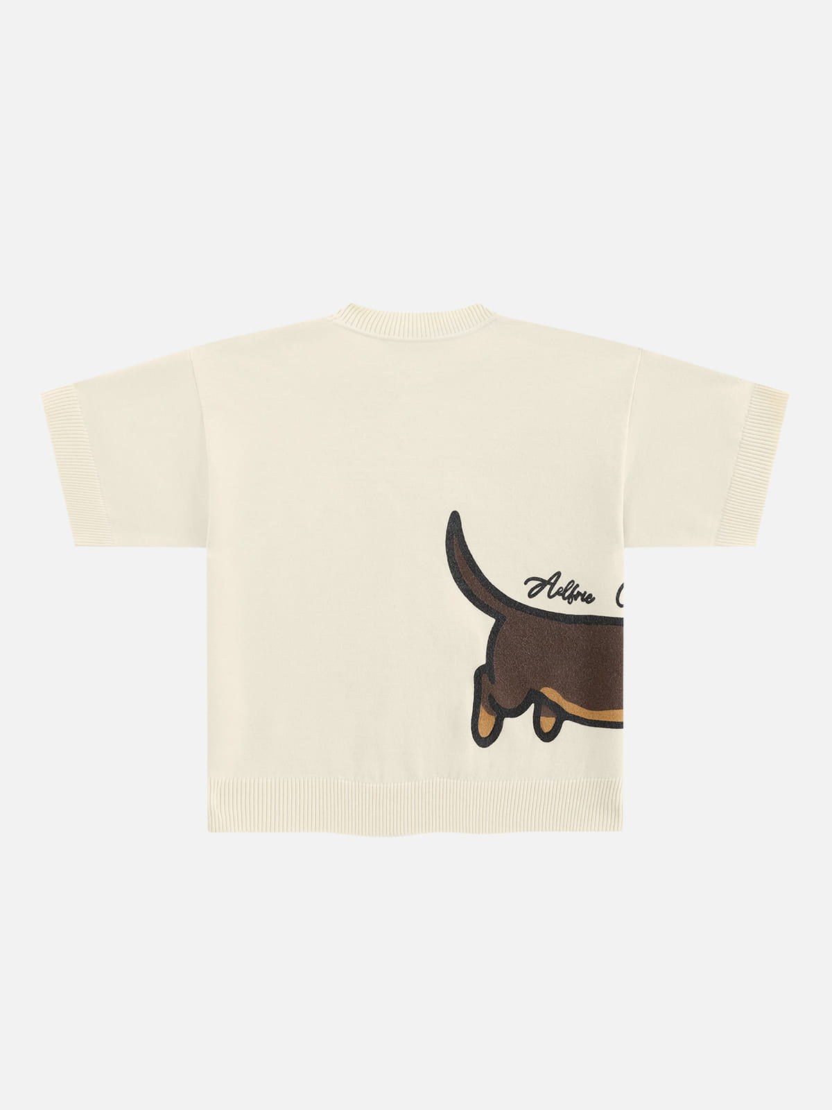 Aelfric Eden Boxy Dachshund Knit Tee