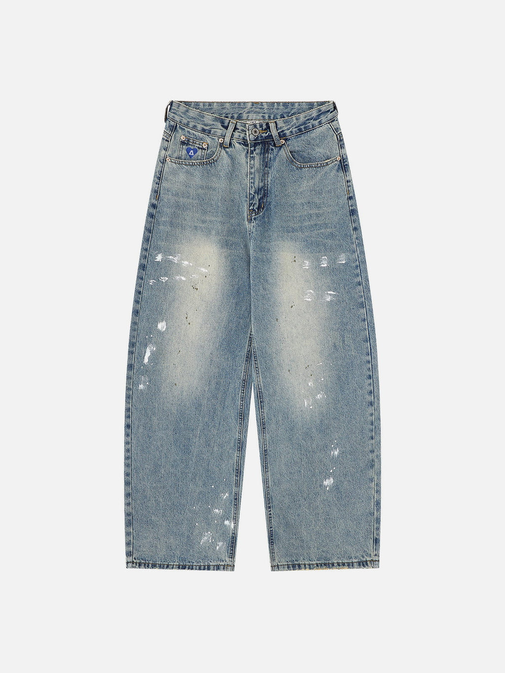 Aelfric Eden Paint Splatter Washed Jeans