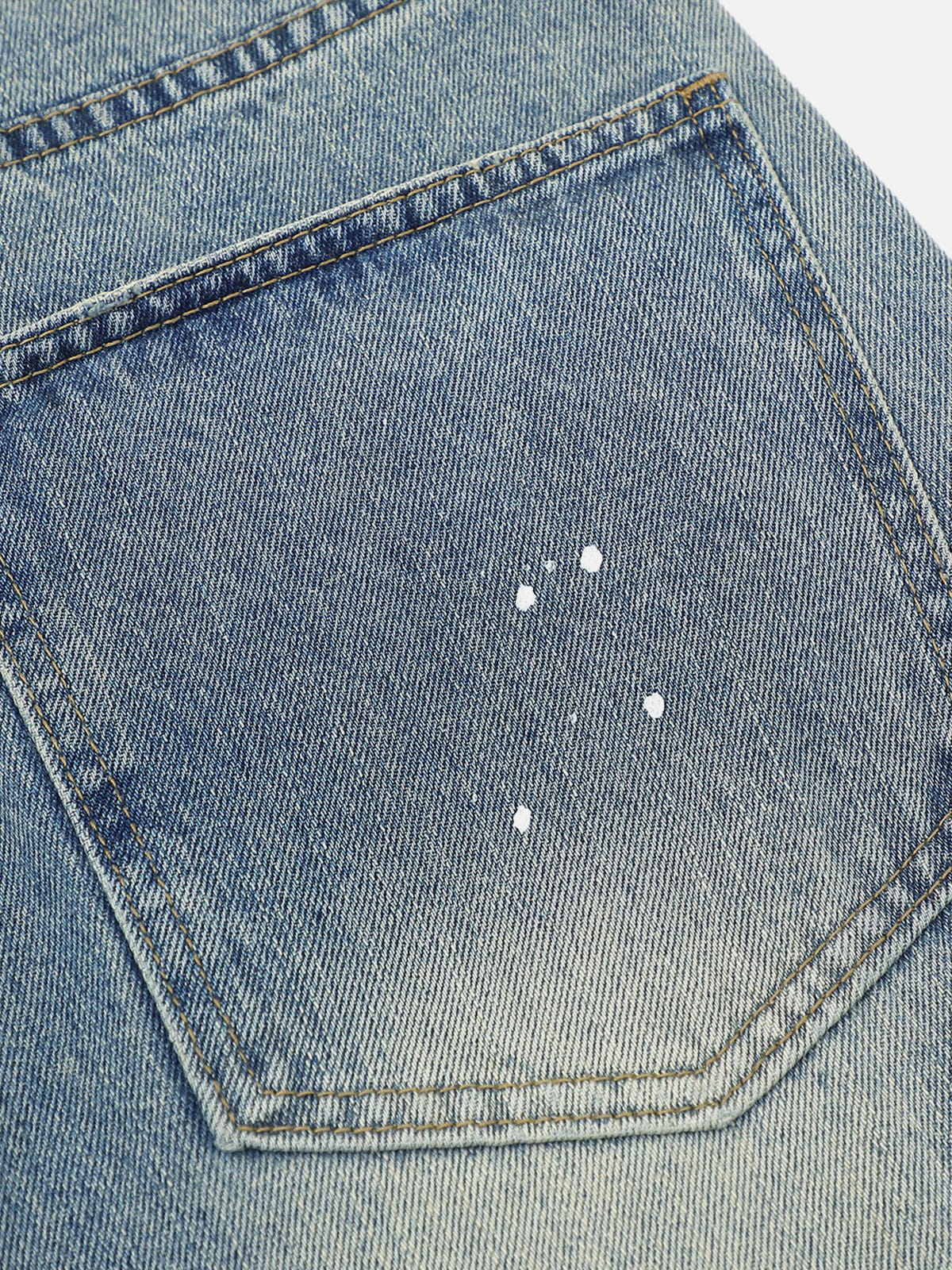 Aelfric Eden Paint Splatter Washed Jeans