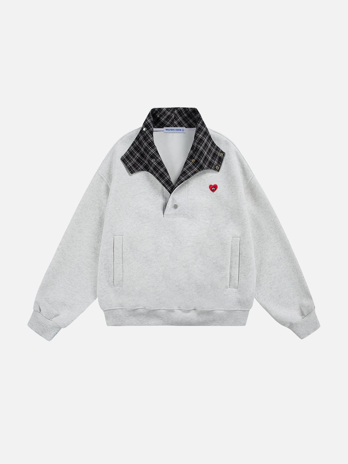 Aelfric Eden Boxy Botton Neck Sweatshirt