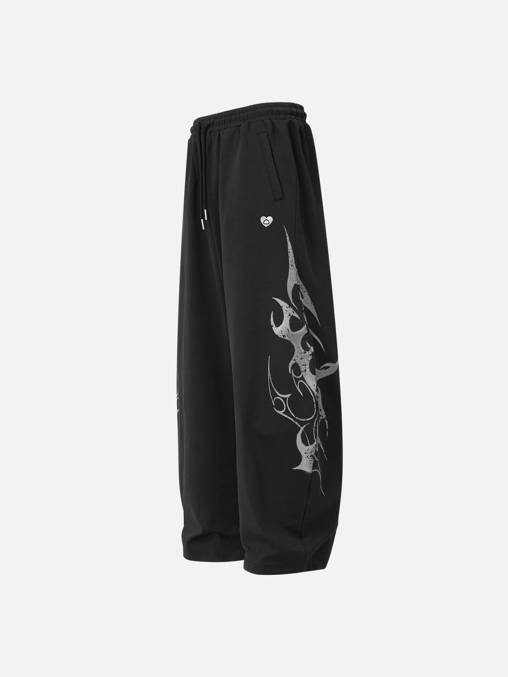Aelfric Eden Thorn Print Baggy Barrel Sweatpants