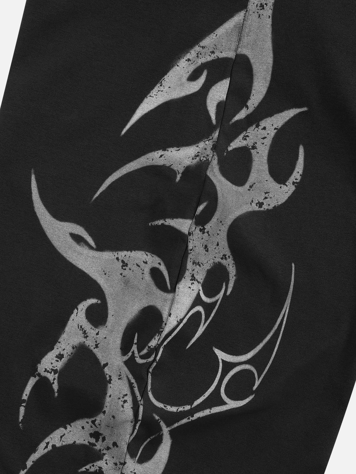Aelfric Eden Thorn Print Baggy Barrel Sweatpants