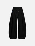 Aelfric Eden Asymmetric Button Baggy Barrel Pants