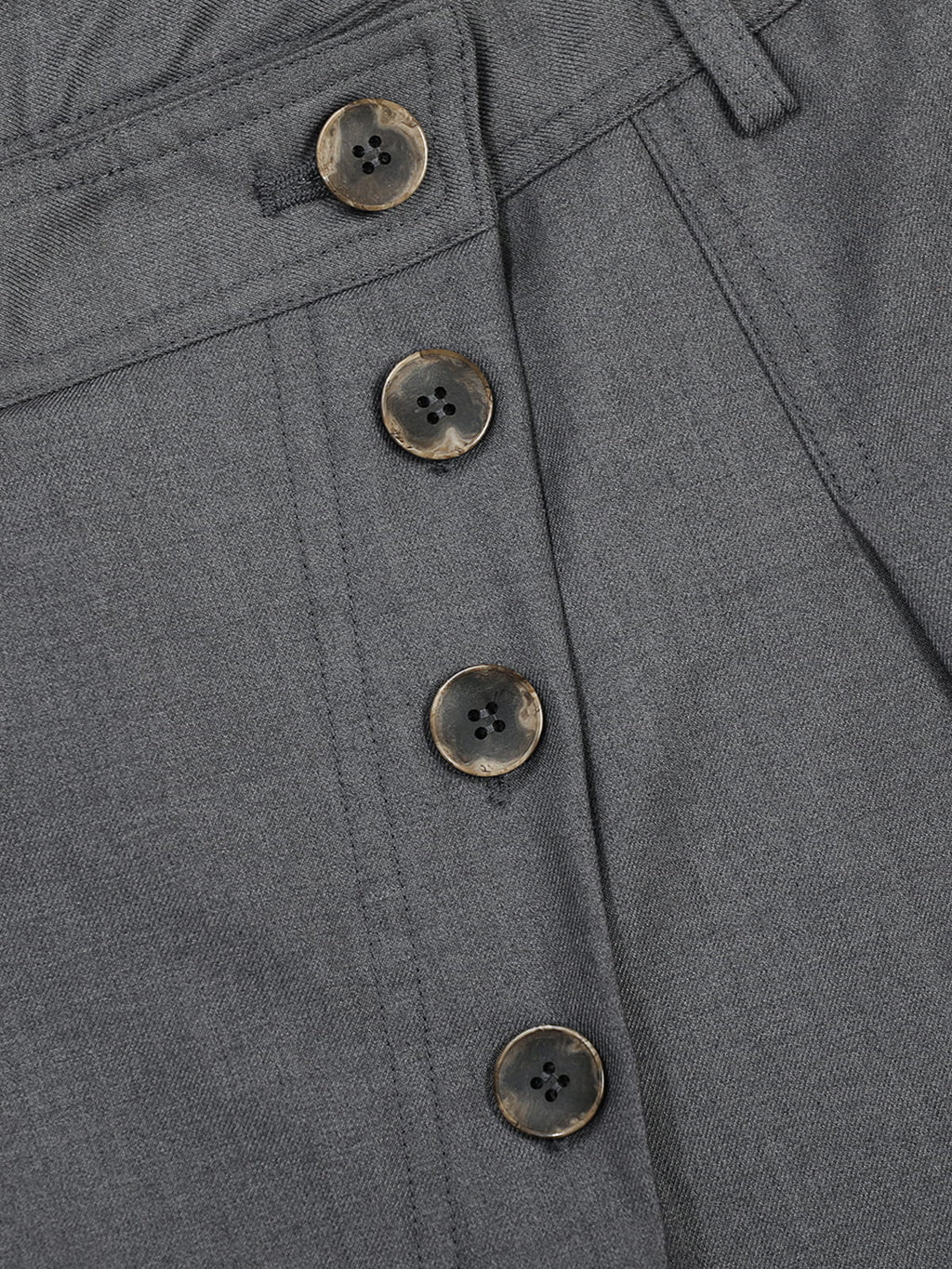 Aelfric Eden Asymmetric Button Baggy Barrel Pants