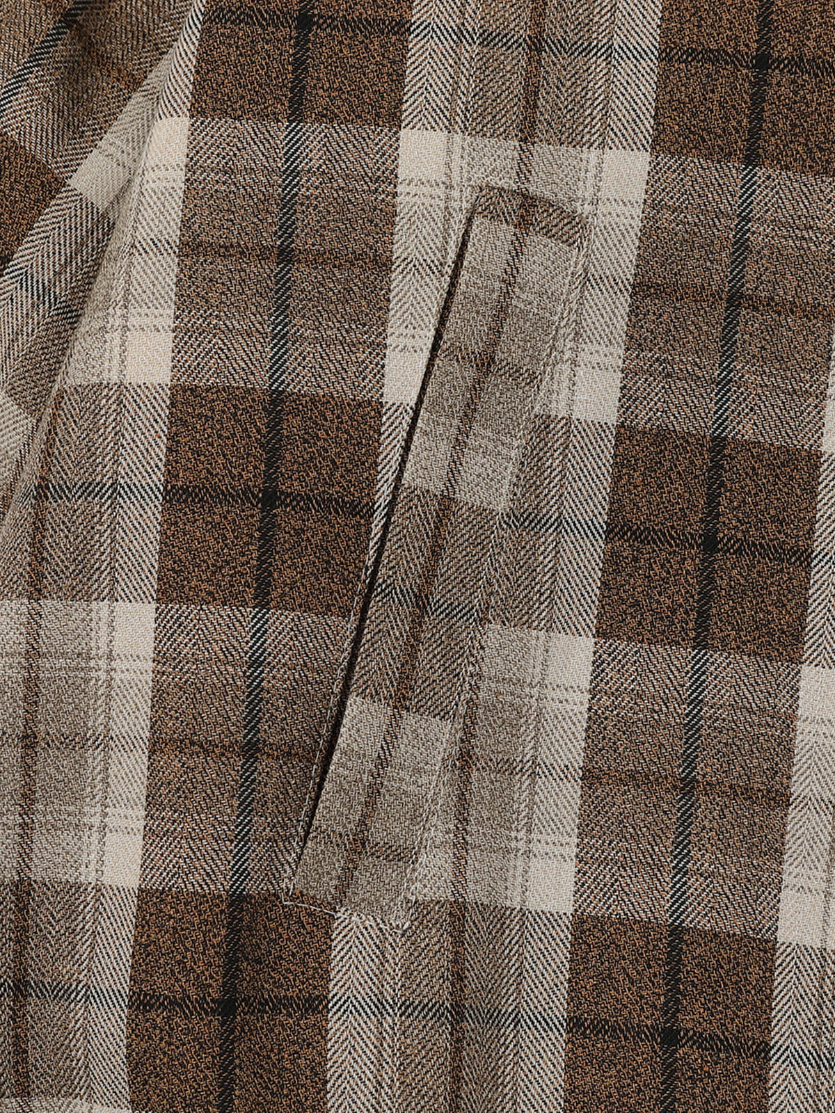 Aelfric Eden Boxy Reversible Plaid Zip Up Hoodie