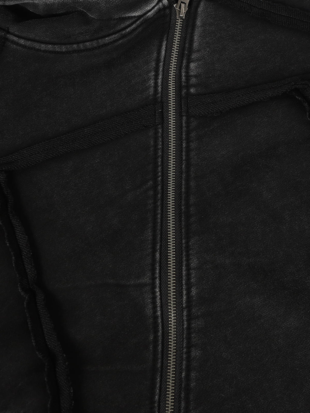 Aelfric Eden Washed Asymmetric Zip Up Hoodie