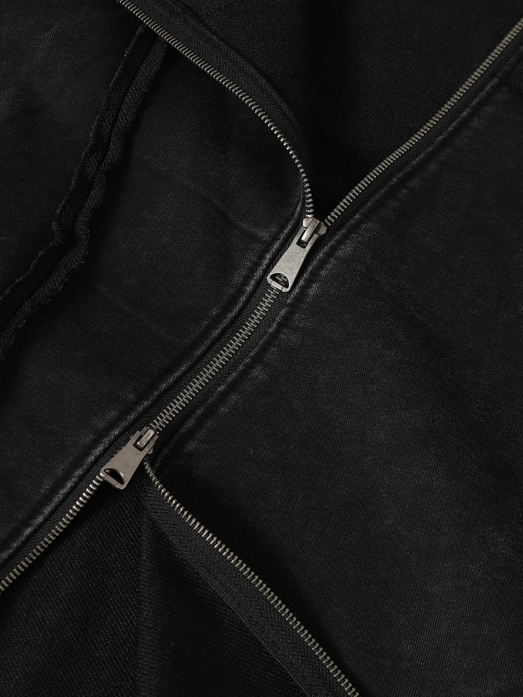 Aelfric Eden Washed Asymmetric Zip Up Hoodie