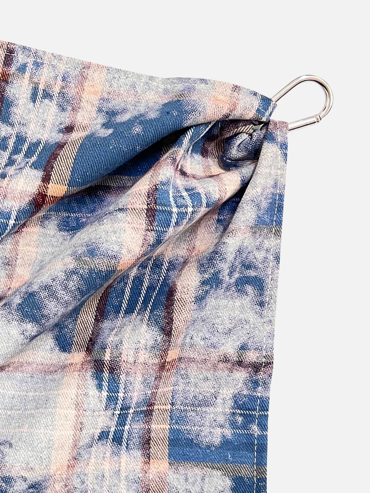 Cloud Plaid Square Scarf