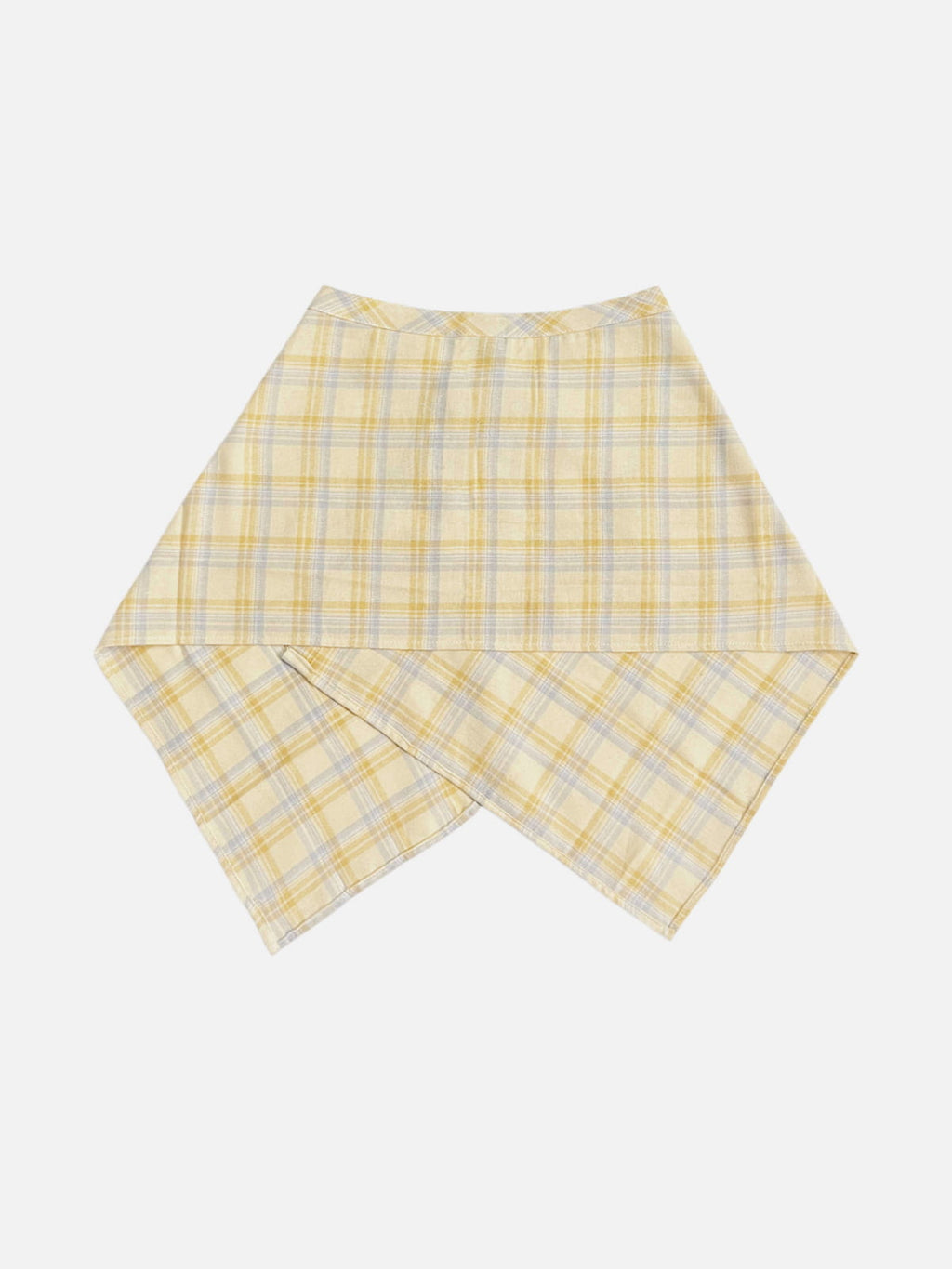 Plaid Tie Waist Apron