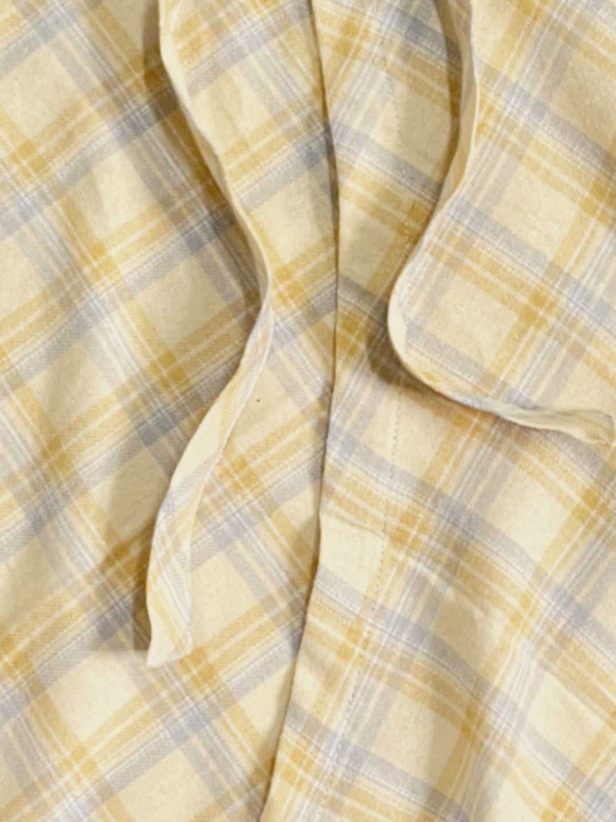 Plaid Tie Waist Apron