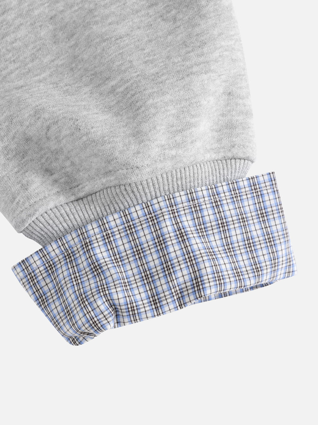 Aelfric Eden Plaid Trim Zip Up Hoodie