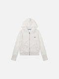 Aelfric Eden Boxy Cable Knit Zip Up Hoodie