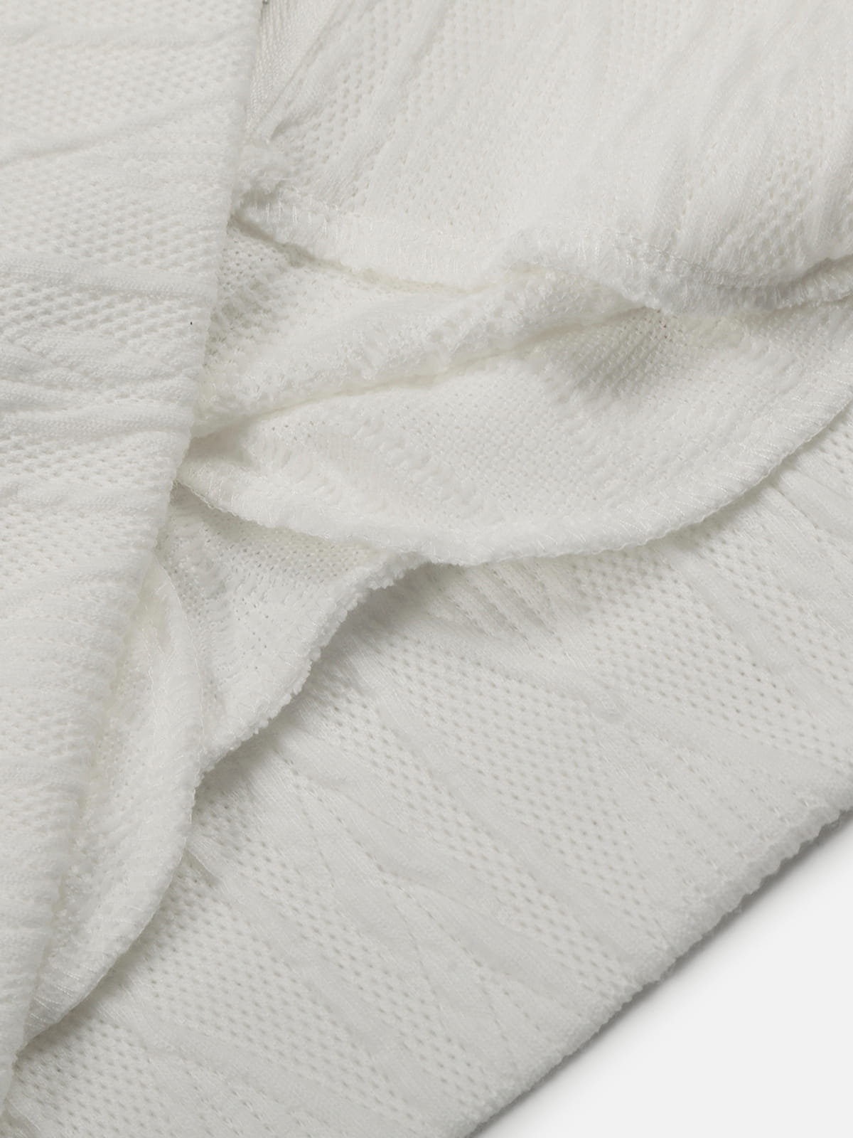 Aelfric Eden Boxy Cable Knit Zip Up Hoodie