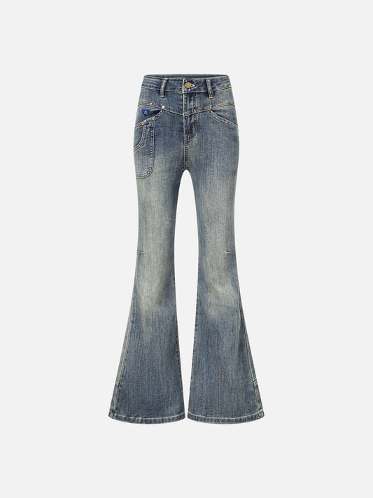 Aelfric Eden Rivet Pocket Bootcut Jeans