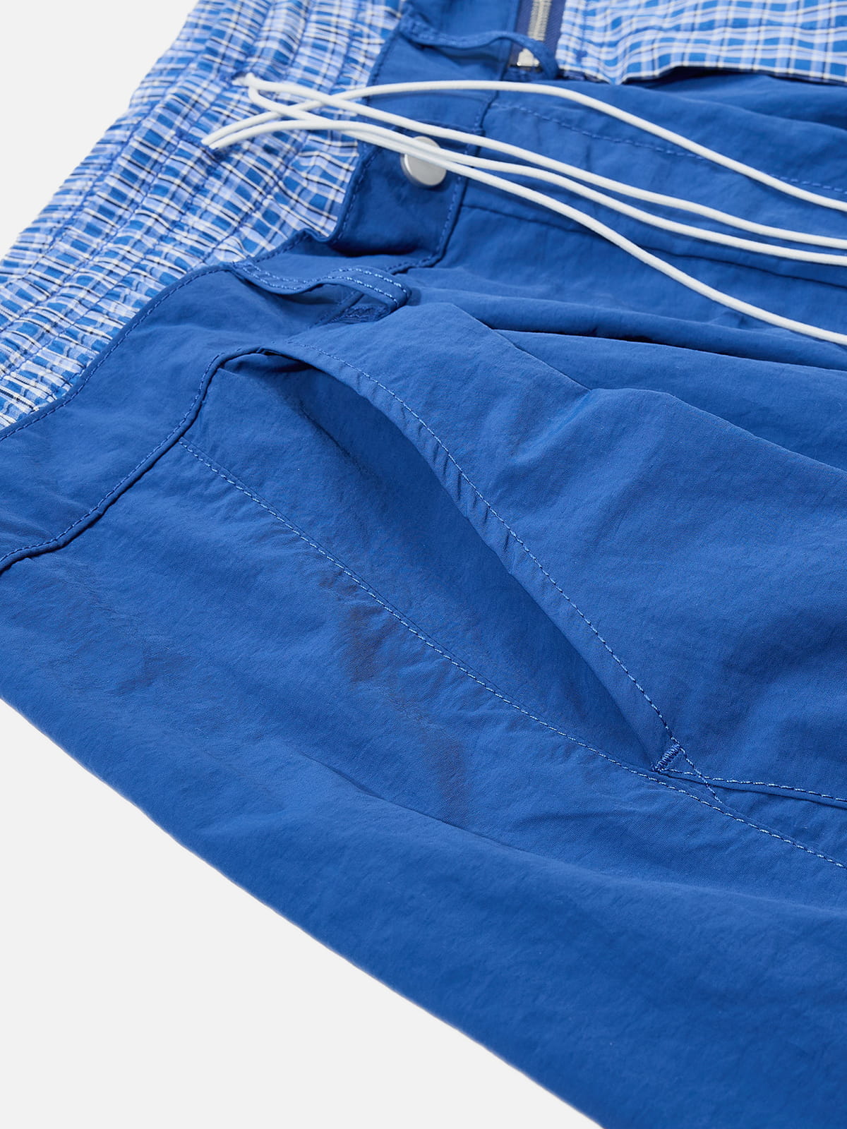 Aelfric Eden Plaid Panel Baggy Barrel Pants