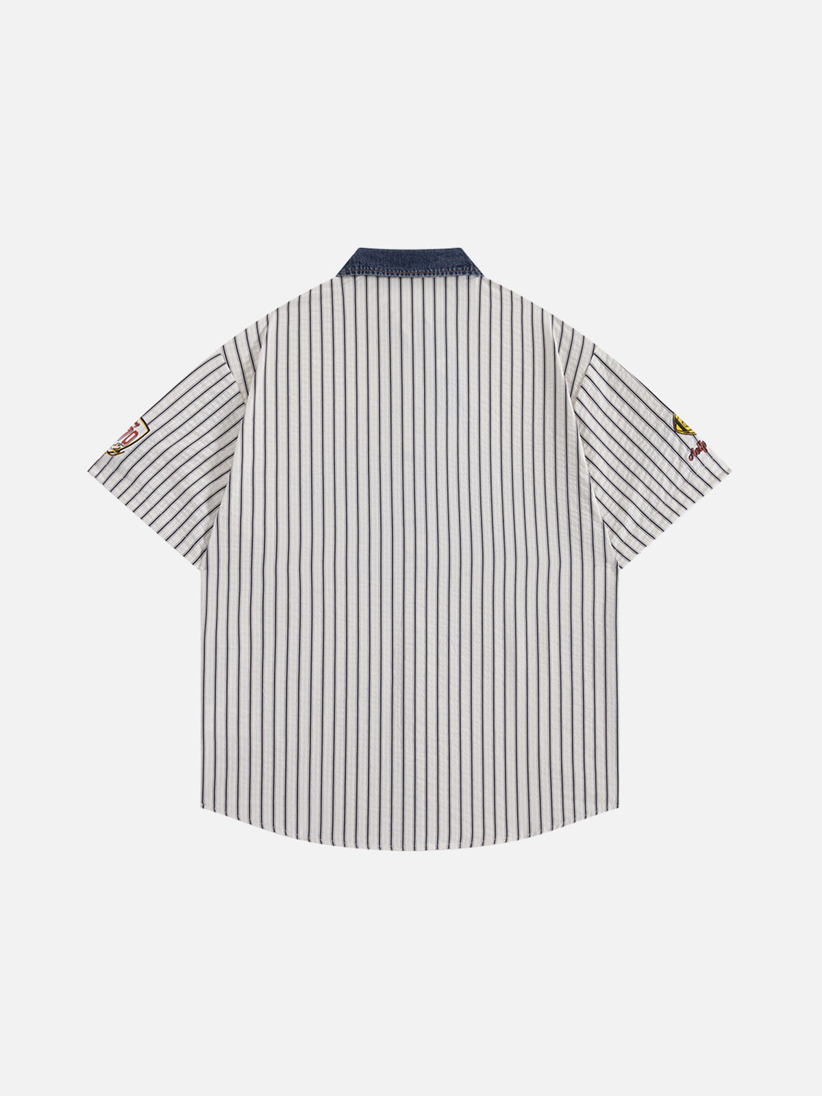 Aelfric Eden Stripe Patch Short Sleeve Shirt