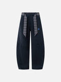 Aelfric Eden Plaid Tie Baggy Barrel Sweatpants