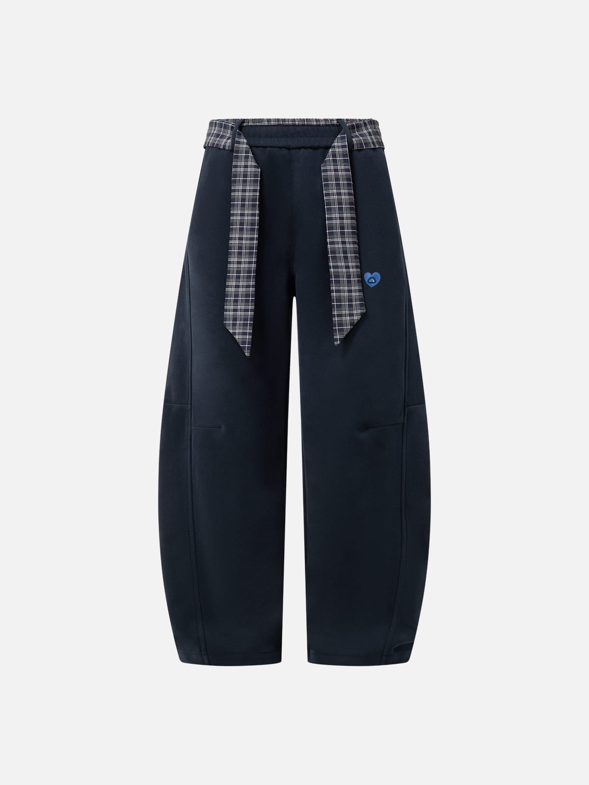Aelfric Eden Plaid Tie Baggy Barrel Sweatpants