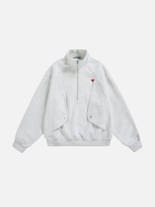 Aelfric Eden Boxy Half Zip Sweatshirt