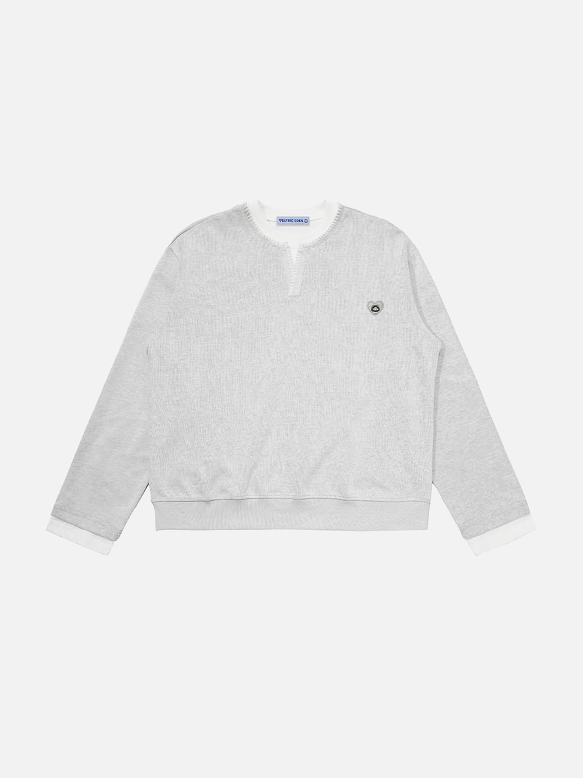 Aelfric Eden Boxy Split Neck Sweatshirt