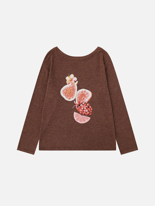 Aelfric Eden Fruit Graphic Sweatshirt