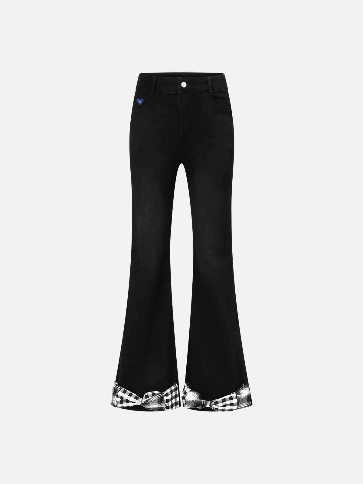 Aelfric Eden Bow Hem Bootcut Jeans