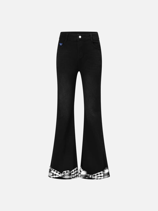 Aelfric Eden Bow Hem Bootcut Jeans